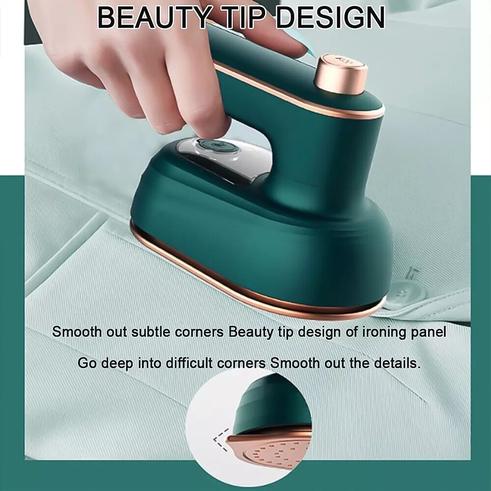 Mini Portable Steam Iron Machine Steamer Micro Handheld Garment Clothes Ironing