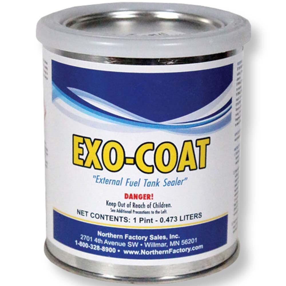 Fuel Tank Sealer External Use On Metal Tanks 1 Pint Exo-Coat
