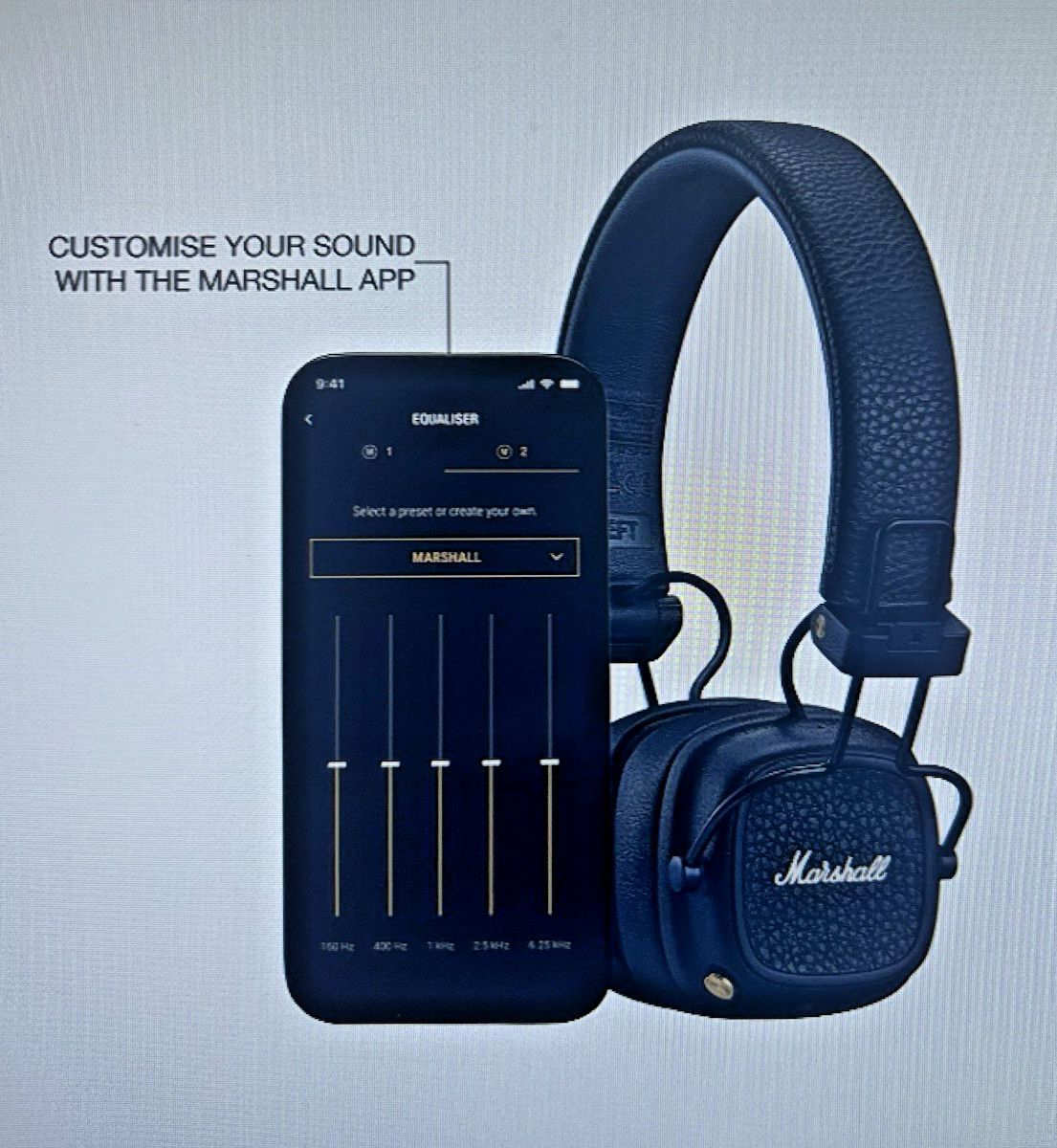 NEW SEALED Marshall Major V On-Ear Wireless Bluetooth Headphones BLACK FREE SHIP