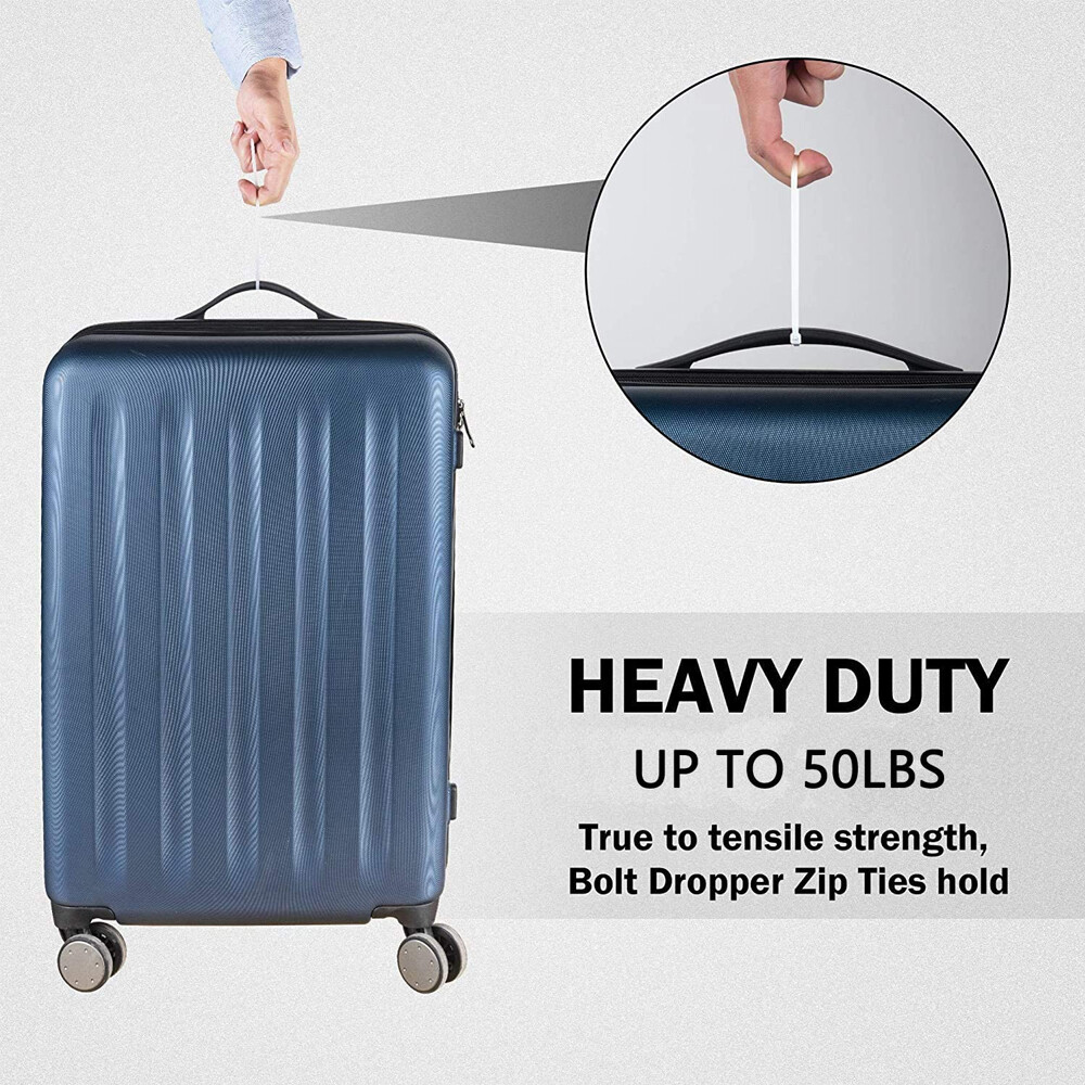 100-200Pcs Cable Ties 4" / 14" Heavy Duty Nylon Wrap Wire Zip Ties UV Resistant