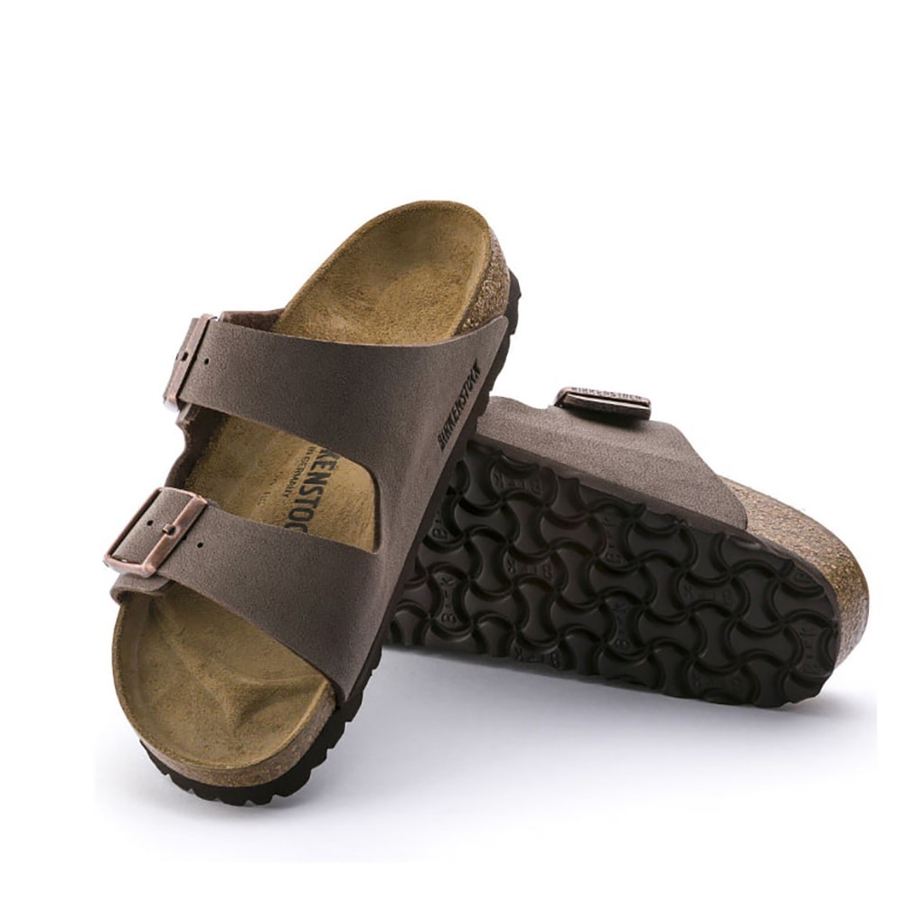 Birkenstock Arizona Birko-Flor Soft Footbed Unisex Sandals - Mocha