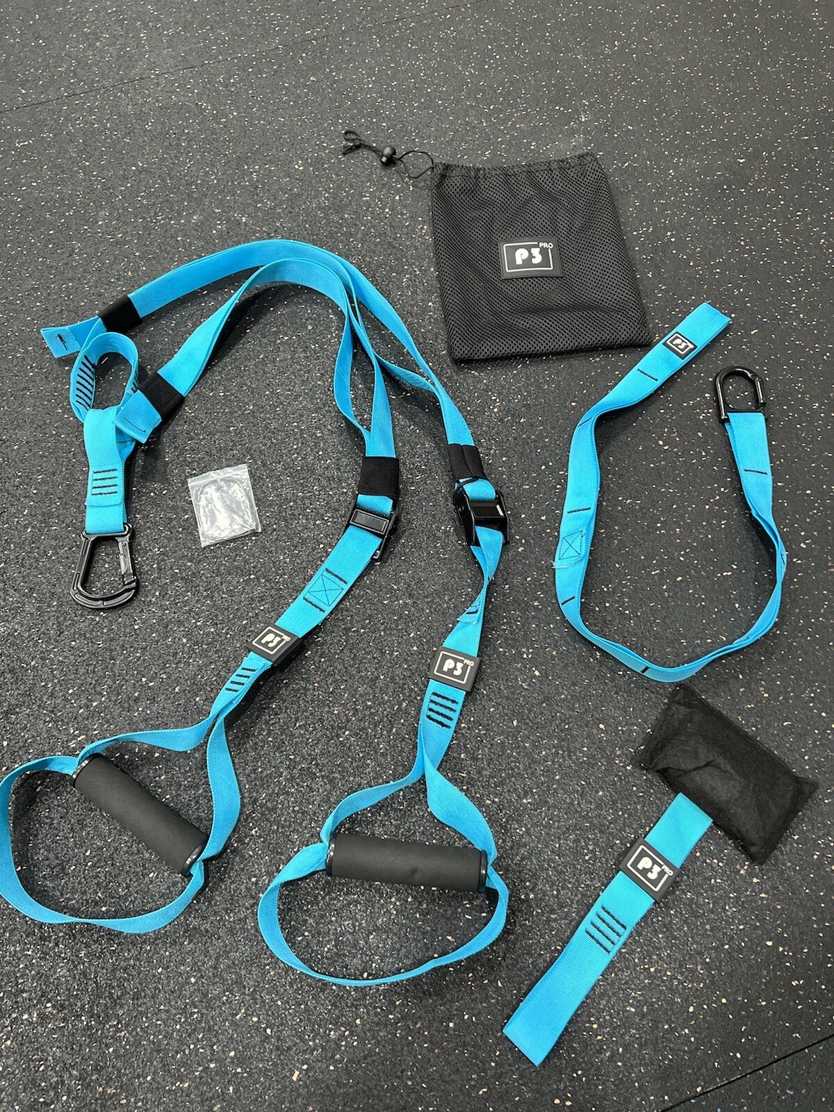 (P3) Pro suspension straps, bodyweight training straps, indoor/outdoor training