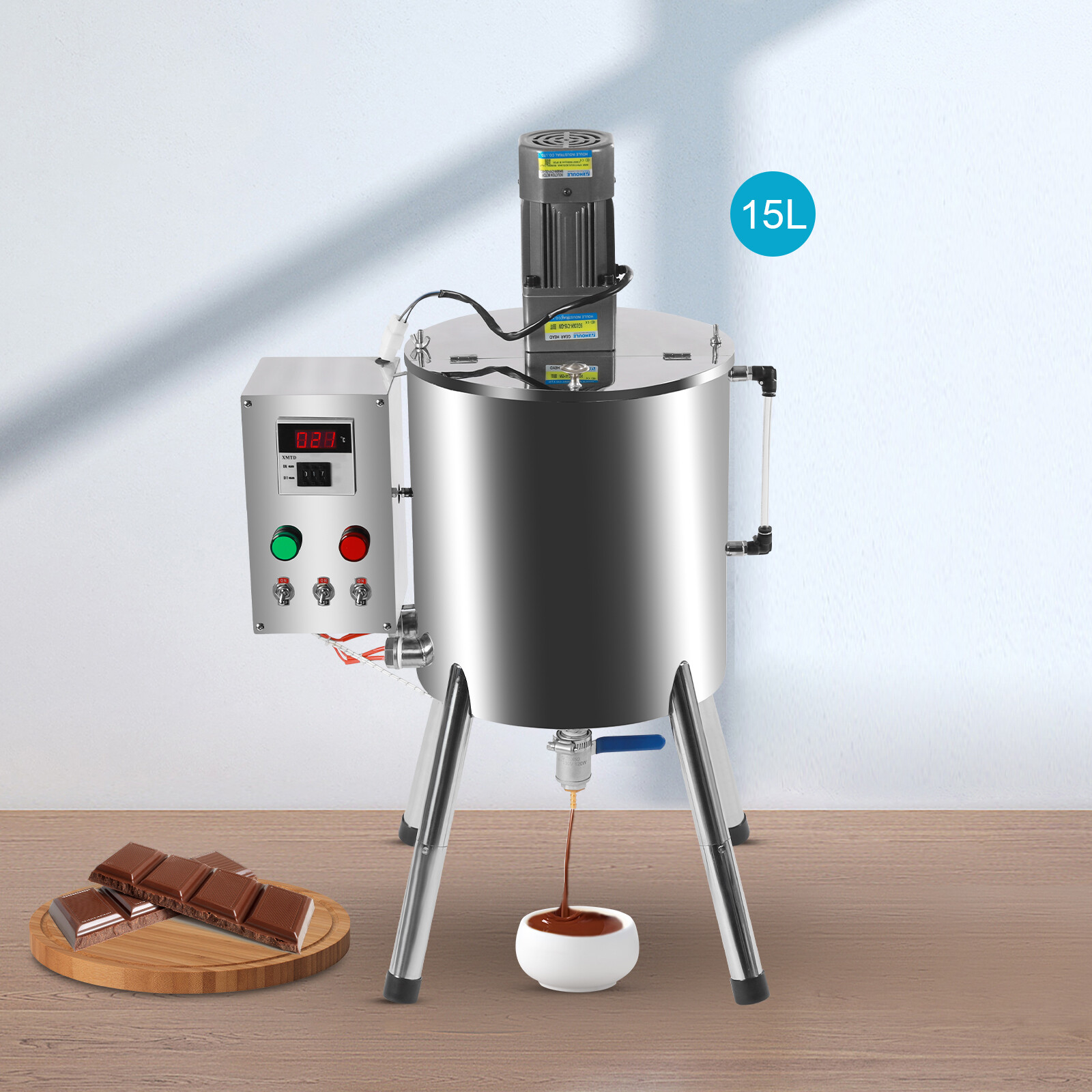 YK-15L Heating Mixing Filling Machine Stirring Tank Liquid Paste Lipstick Filler