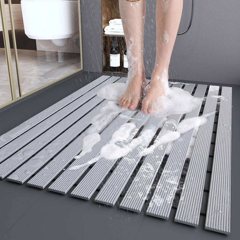 Anti Slip Bathtub Shower Mat For Spa Bathroom Floor Mat Safety with Drain Hole