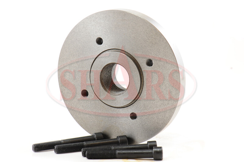 SHARS 8" 4 JAW INDEPENDENT LATHE CHUCK TIR CERTIFICATE + 1-1/2"-8 BACK PLATE XL[