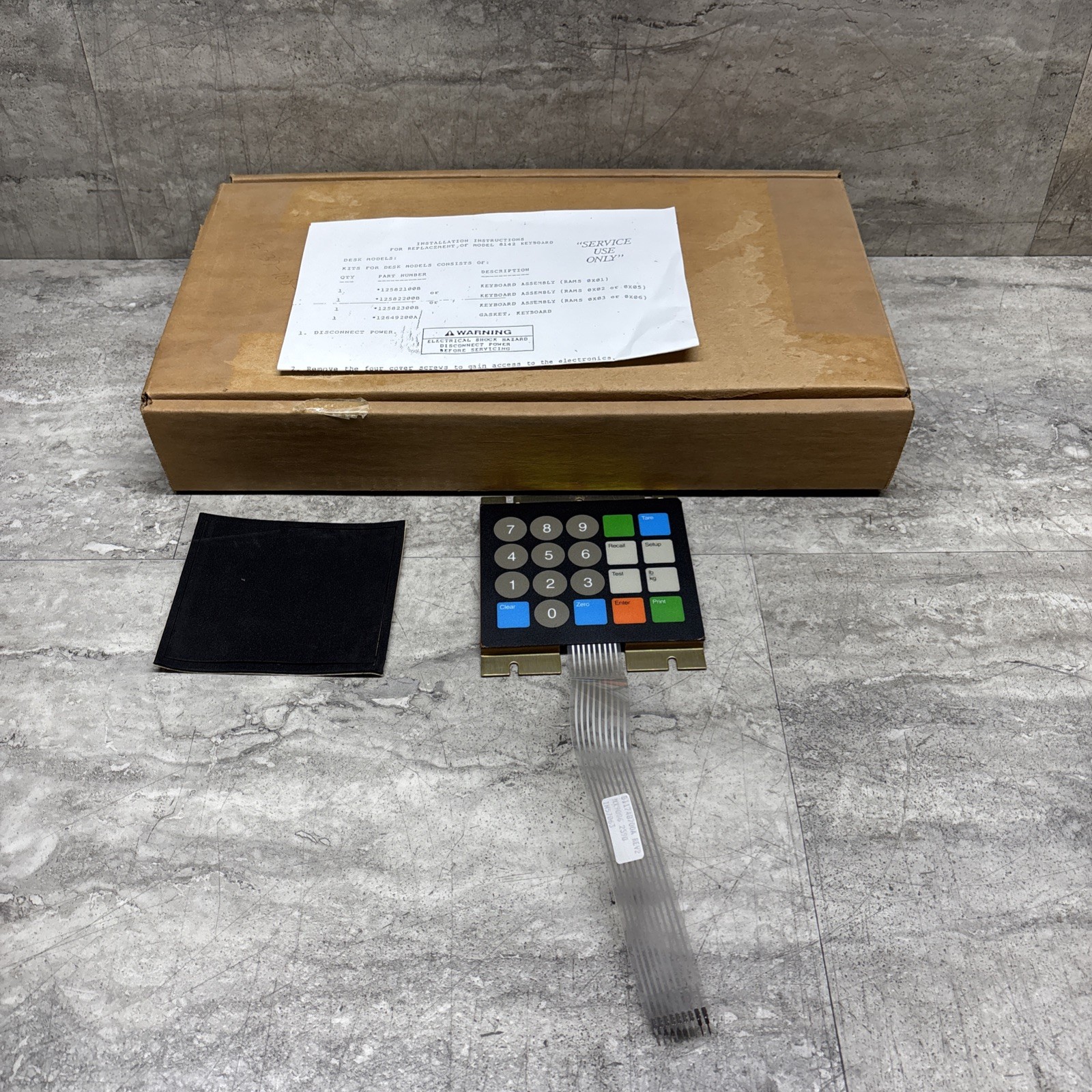 Mettler Toledo 12582100A Keyboard Assembly, New Old Stock