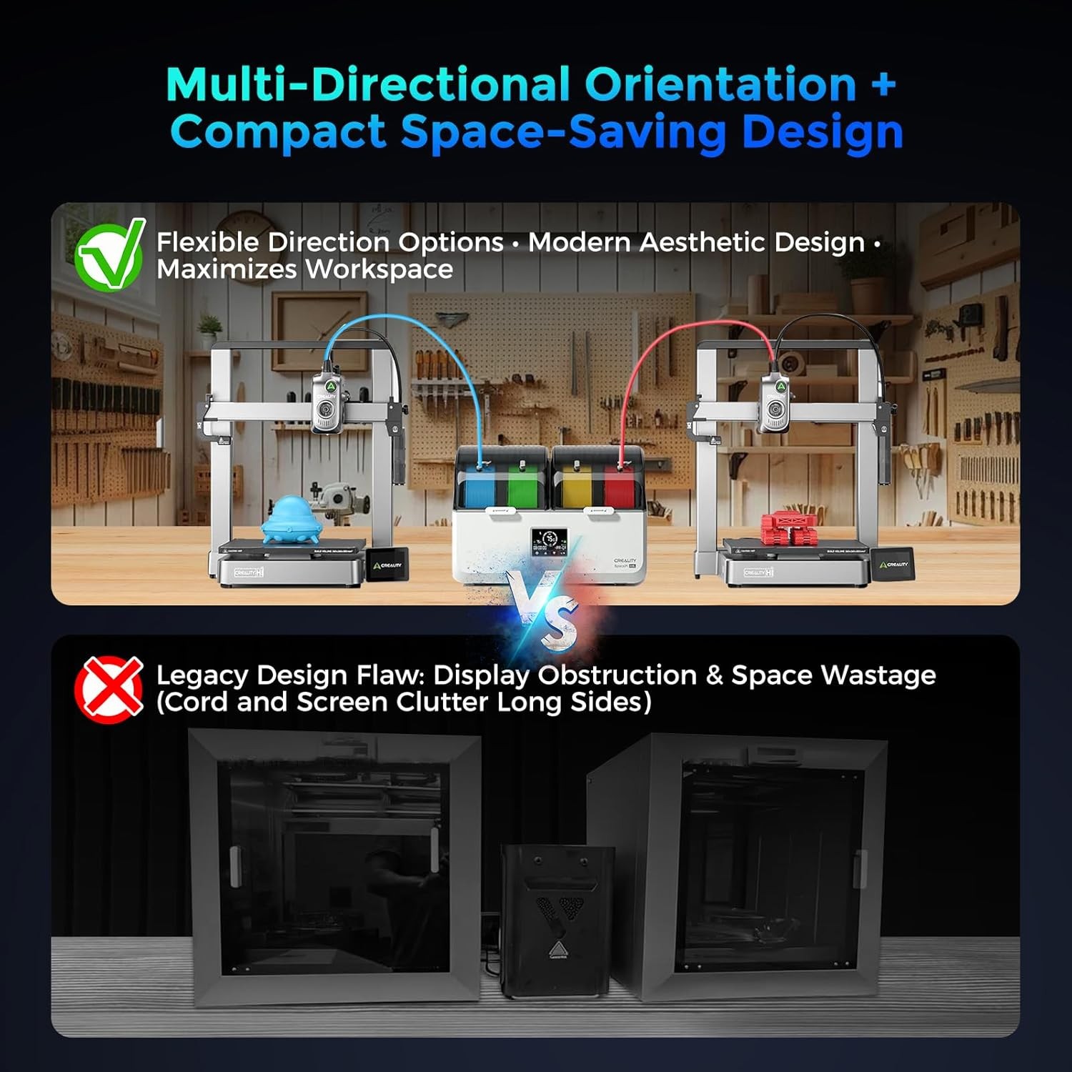 [USED]Creality Filament Dryer Space Pi X4L Filament Storage Box For 4 Spools