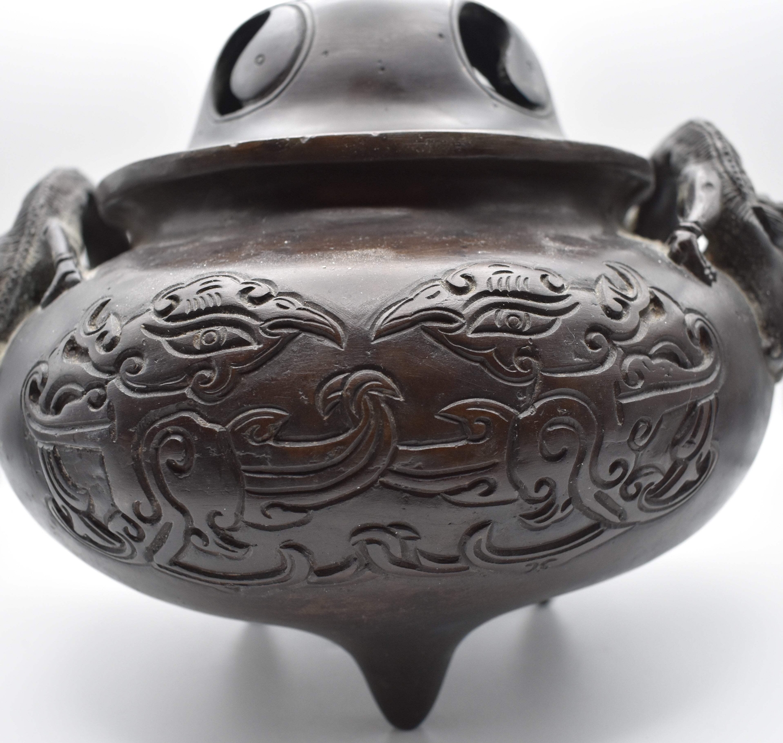 Chinese 20th Century Xuande Mark Bronze Censer
