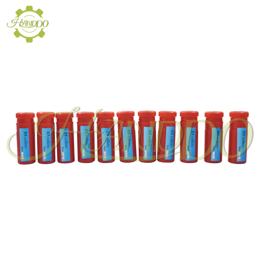 R8 Collet Set 1/8" 3/16" 1/4" 5/16" 3/8" 7/16" 1/2" 9/16" 5/8" 11/16" 3/4" 11PCS