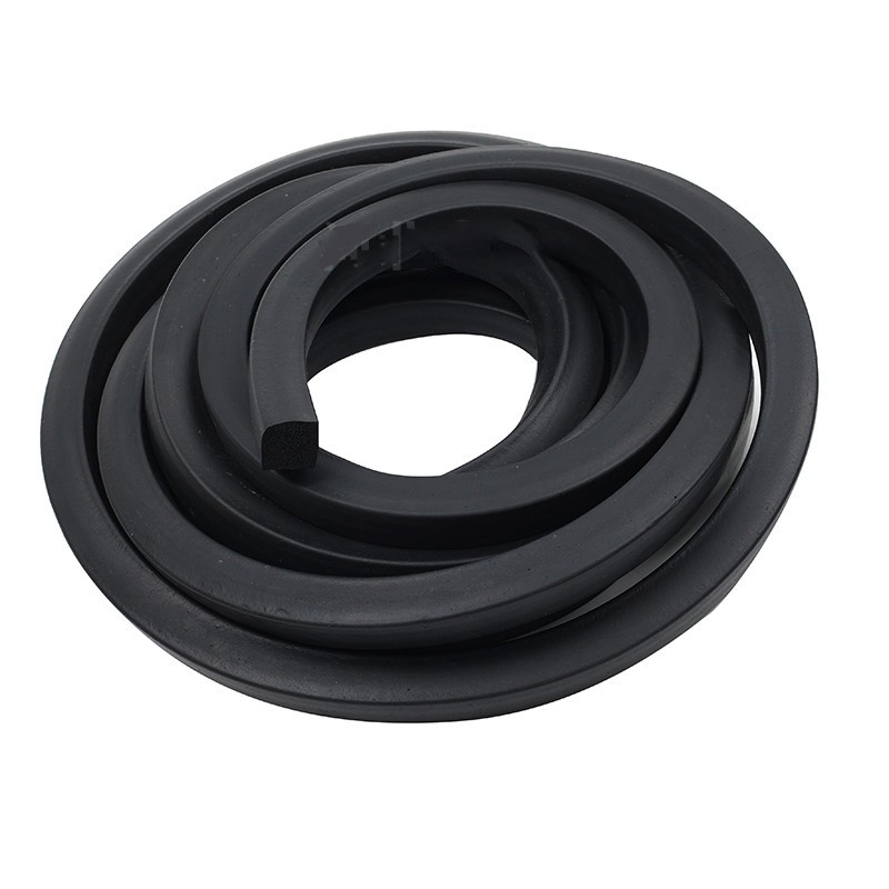 Black Silicone rubber sponge strip Closed Cell Square Foam Backer Rod Seal