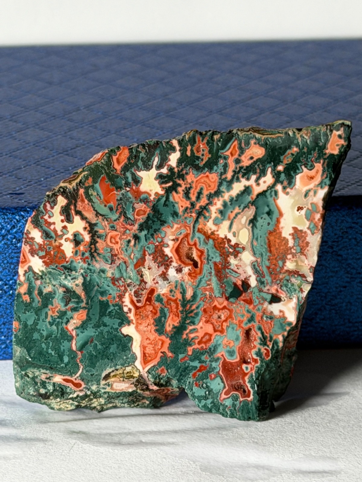 Idaho Sunset Jasper Agate Unpolished Rock Slab