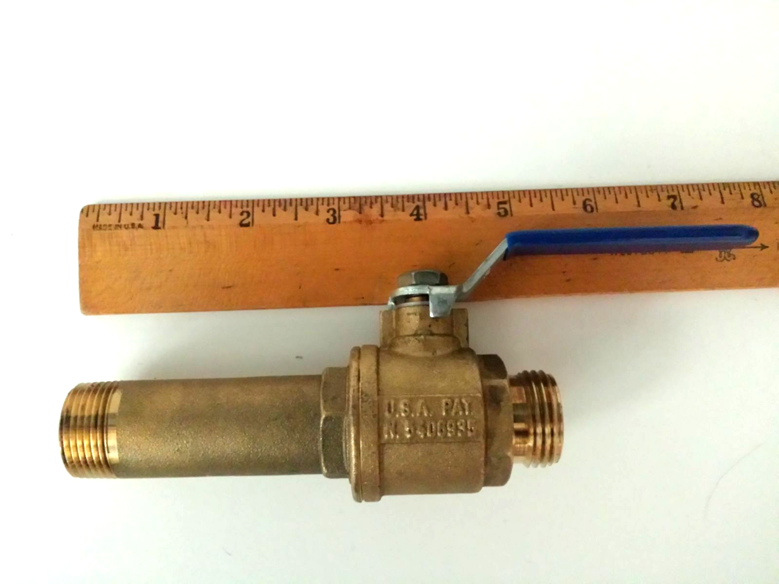 Brass Water Heater Drain Valve-Gas and Electric Water Heaters