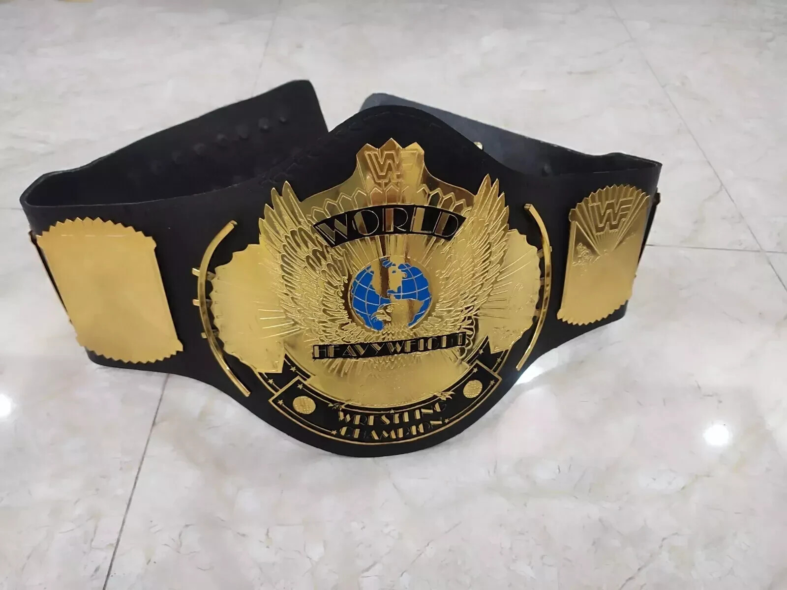 Winged Eagle Championship Wrestling Replica Title Belt Brass 2mm Adult size