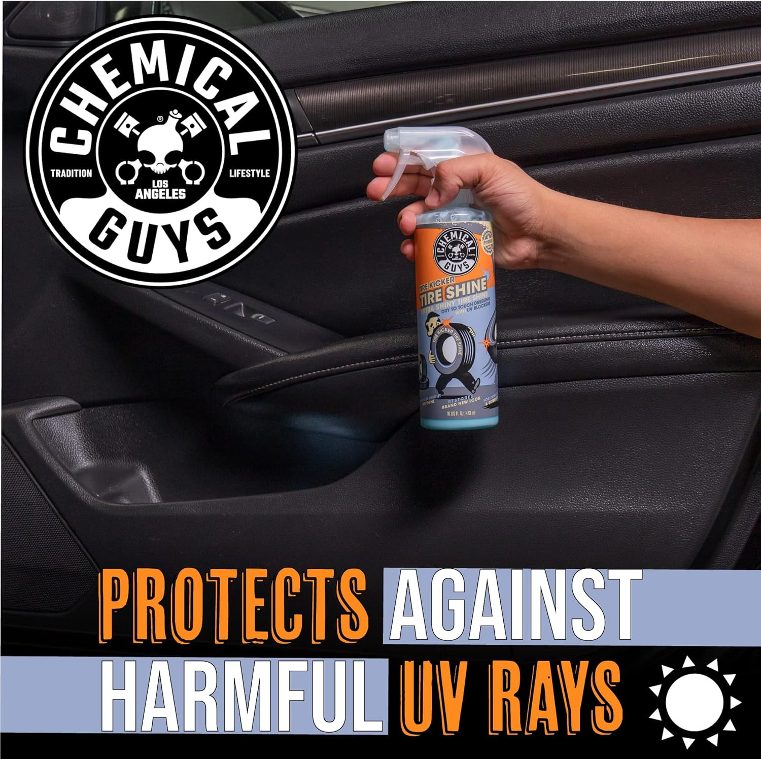 Chemical Guys TVD113 - Tire Kicker Extra Glossy Tire Shine (1 Gal)