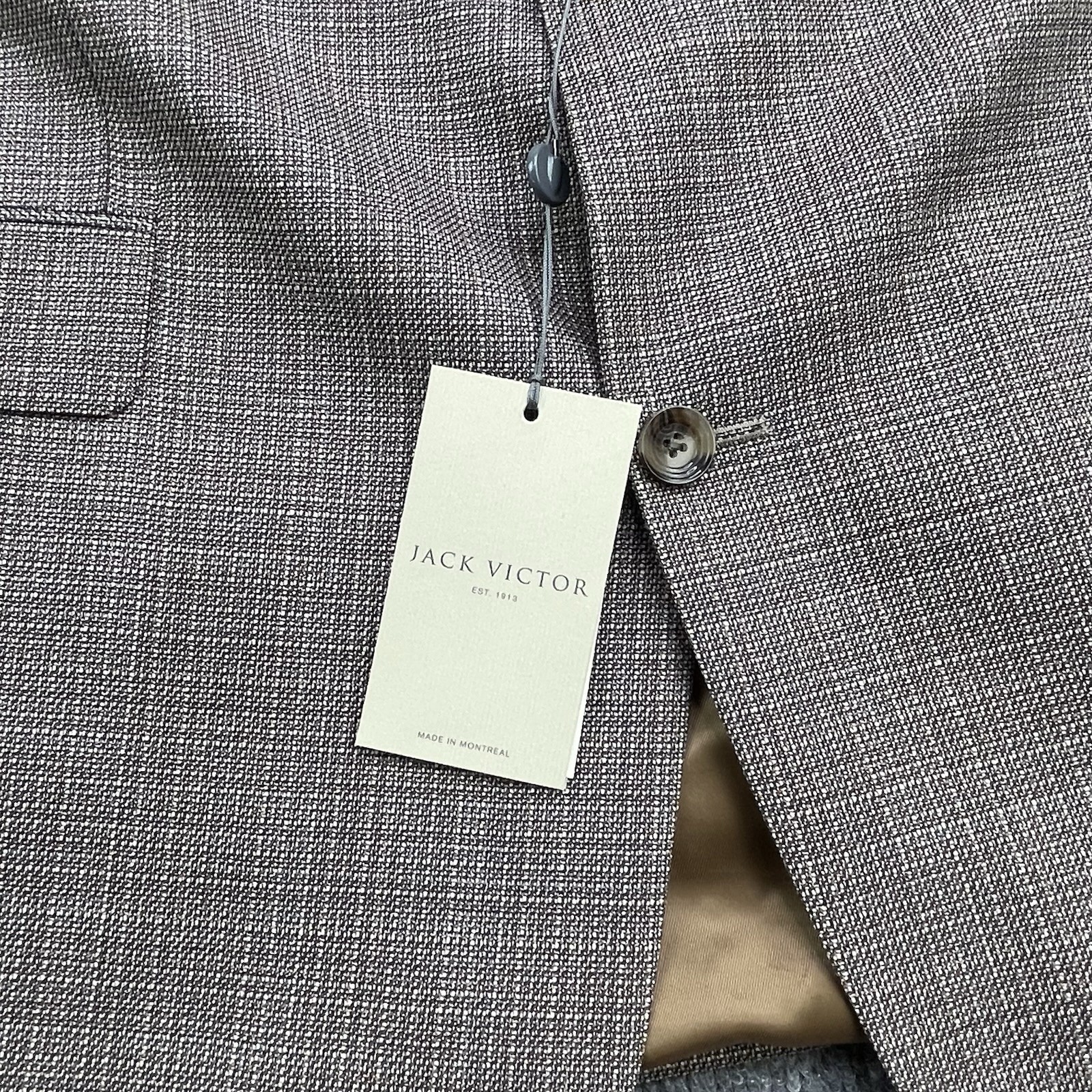 Jack Victor Luxor Sport Coat Super 110’s Wool Tan Men’s Size 48 X-Long 648$ NWT