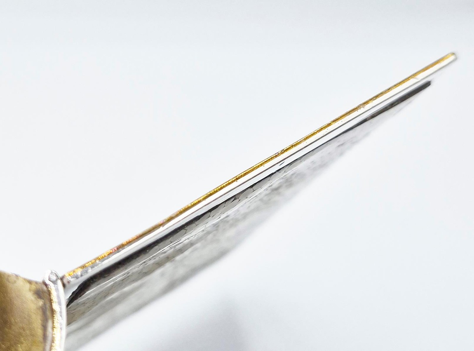 FINE NOVELTY SOLID SILVER & SHAGREEN "LET US PLAY" BOOK PLAYING CARD CASE c1910