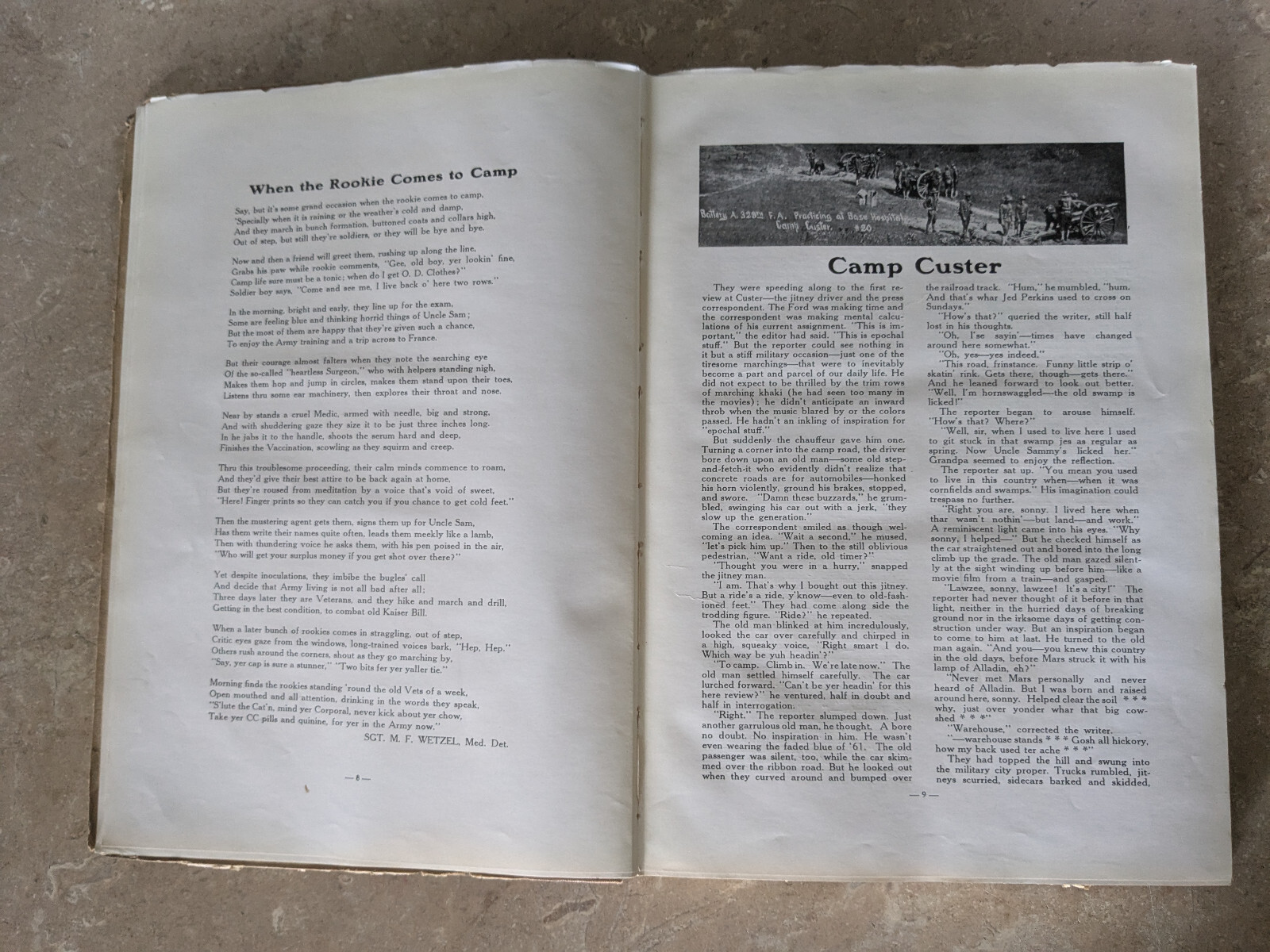 The 329th Barrage History 329th Field Artillery WWI Unit History- FAST SHIPPING