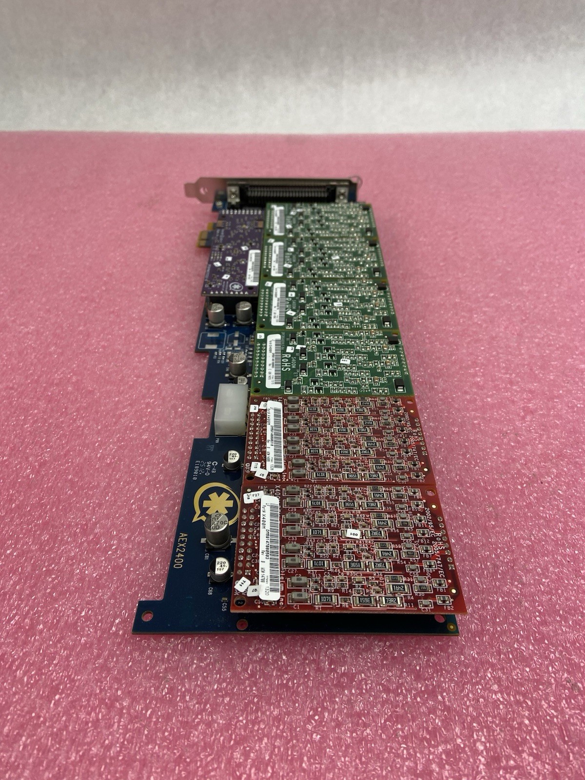 Digium AEX2400 24 Port Modular Analog PCI-Express w/ 4x S400M 2x X400M 5VPMOCT03