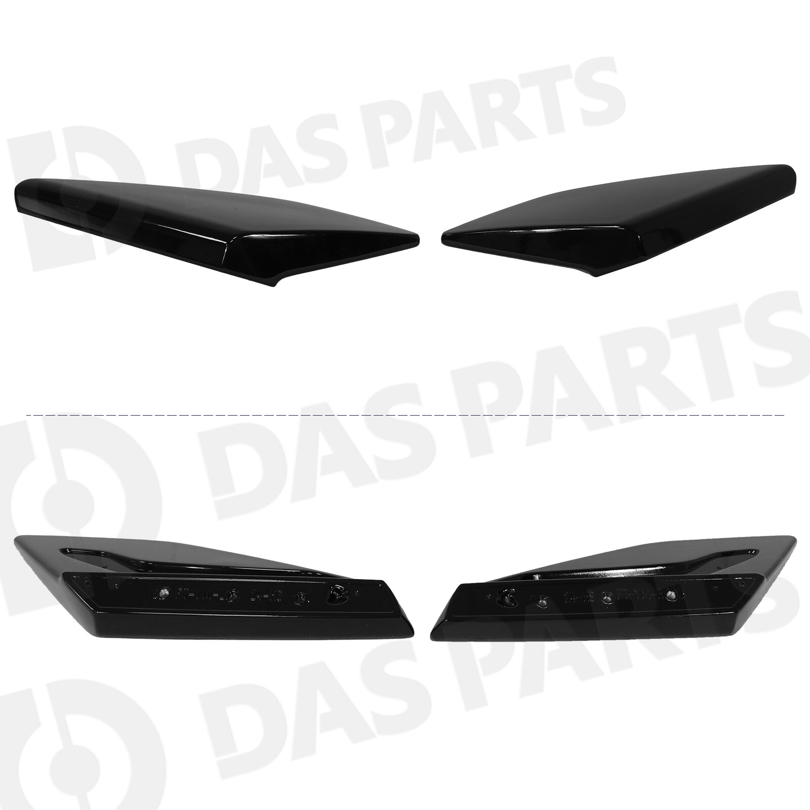 Gloss Black Spoiler Wing W/Gurney Flap DH Performance For 2024 2025 Ford Mustang