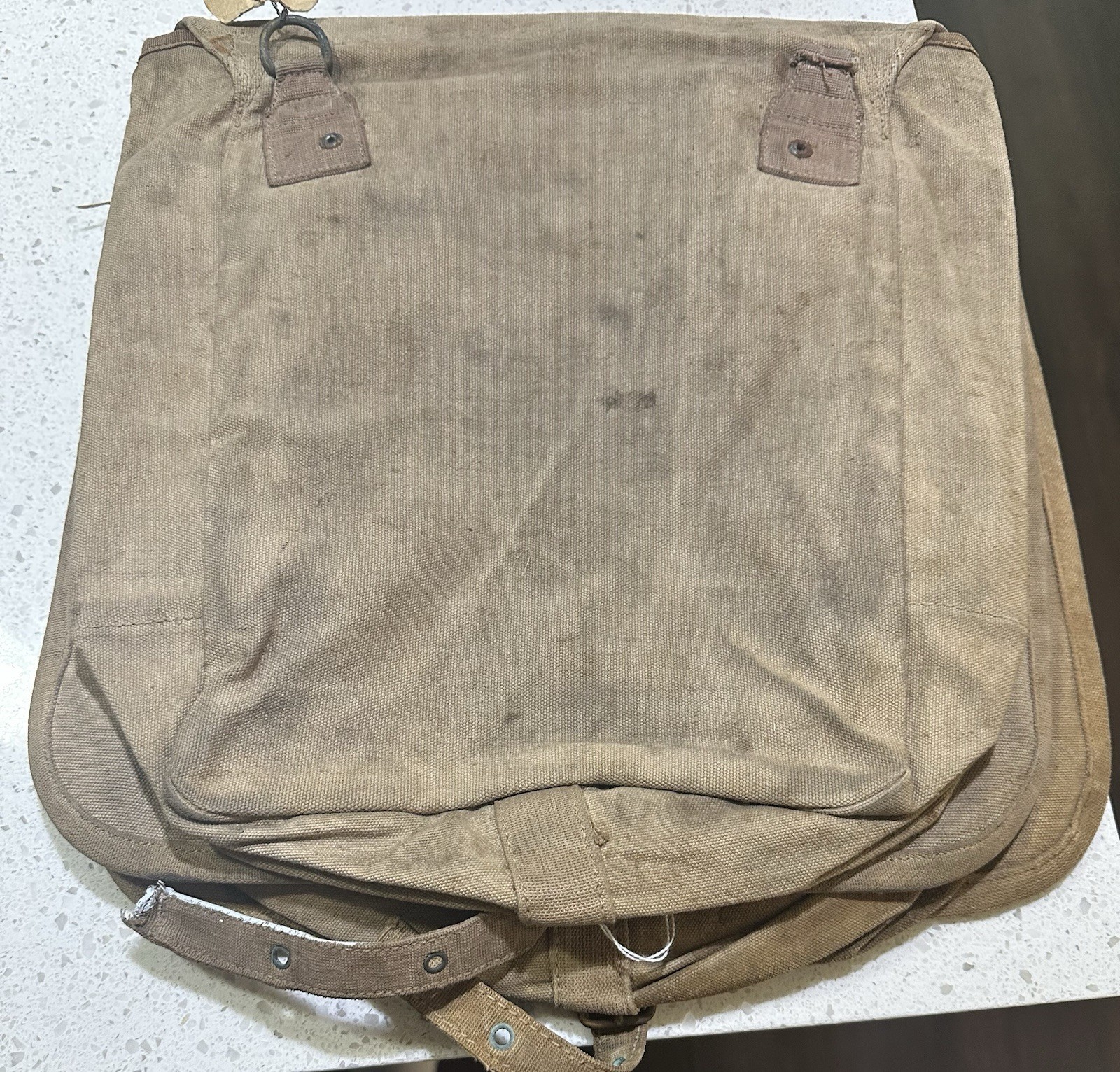 Lot Of 2 (Two) Early Spanish American War Haversacks With “D” Rings!