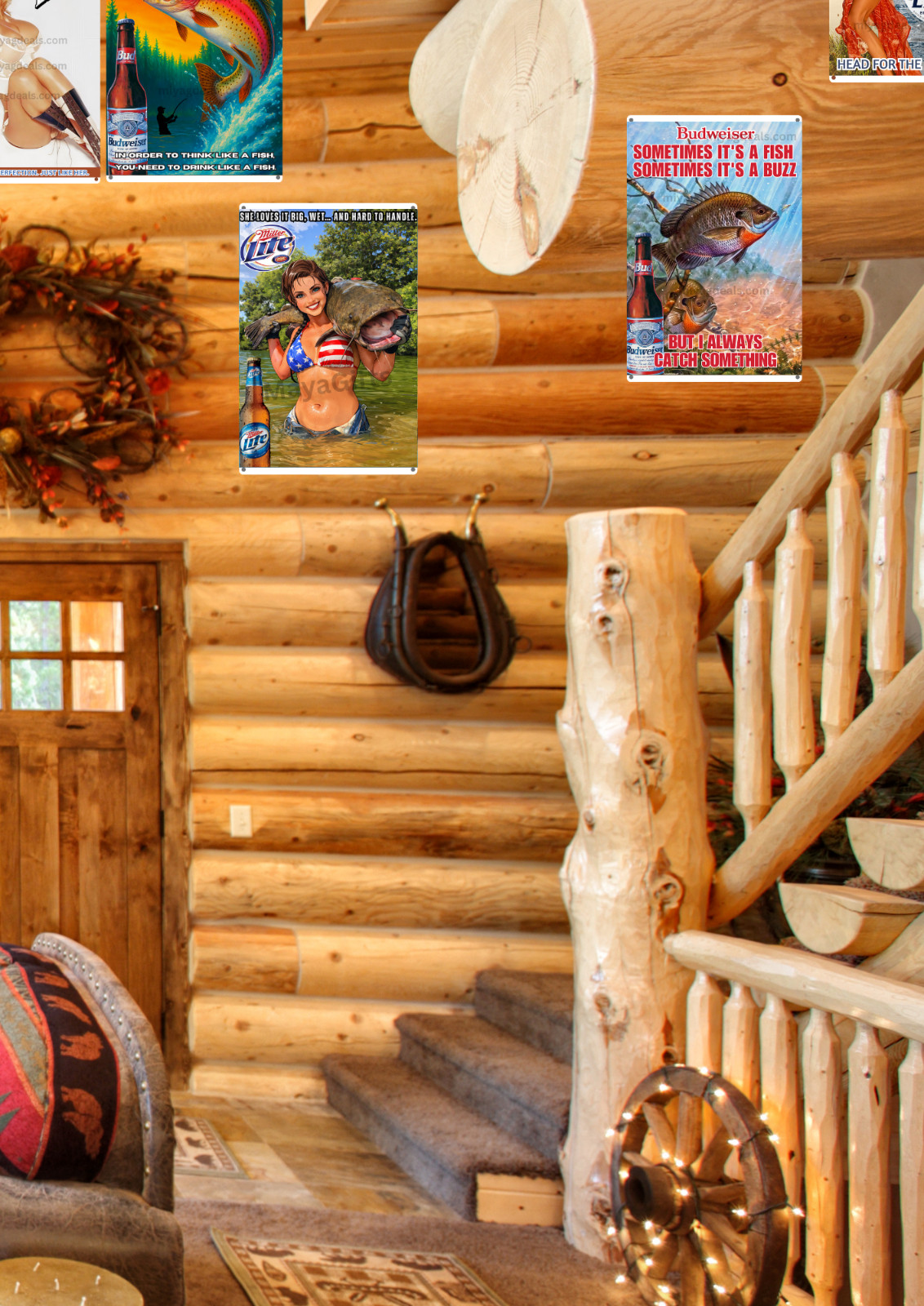 Rolling Rock Beer Sexy Girl Metal Sign Pin-Up Bar Pub Wall Decor Read Des