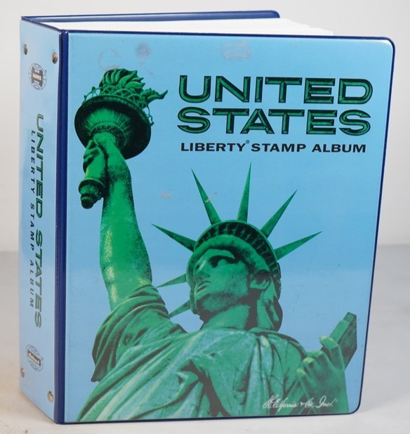 US 1990s-2000s COLLECTION OF 450+ STAMPS MINT & UESD STORED IN HARRIS ALBUM