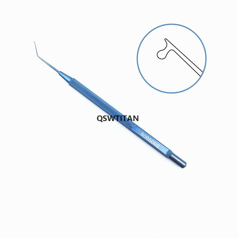 1pcs Titanium Lester IOL Ophthalmology hook Manipulator ophthalmic instrument