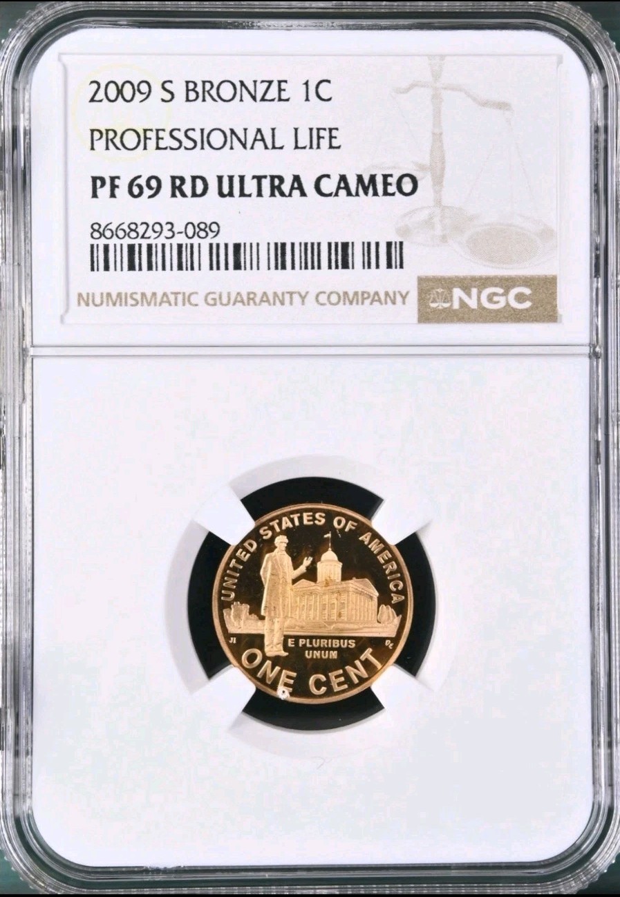 2009 S Bronze Lincoln Proof Cent Set PF69 RD Ultra Cameo