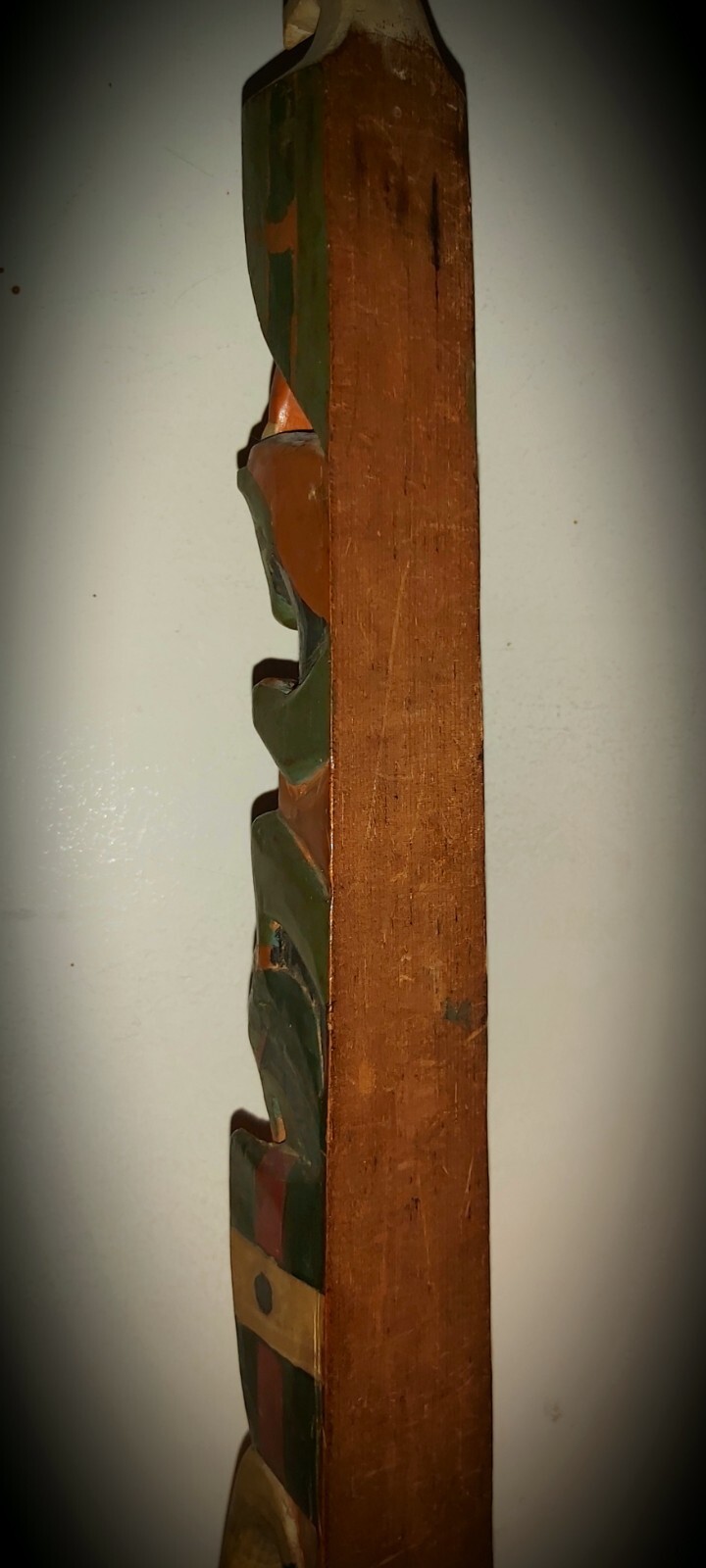 Northwest Coast; 2 Polychromed Model Totem Poles (early 20th c).