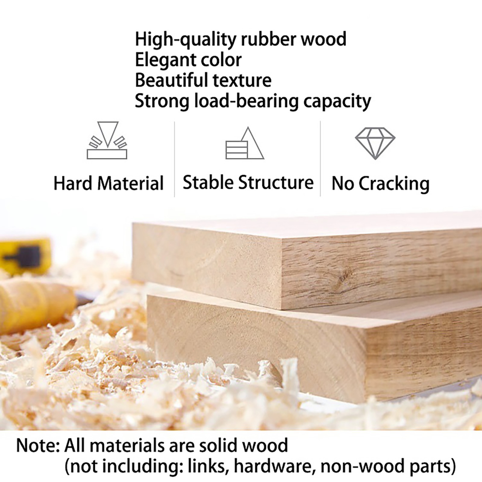 BALANBO Study Desk Writing Shelves Storage Organize Cabinet Solid Wood Farmhouse