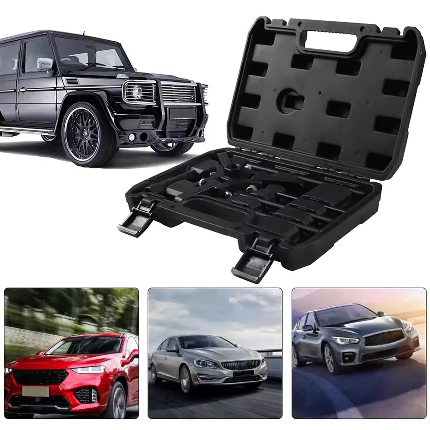 Harmonic Balancer Puller Crank Pulley Removal Kit Engine Motor Rod Auto LS GM US