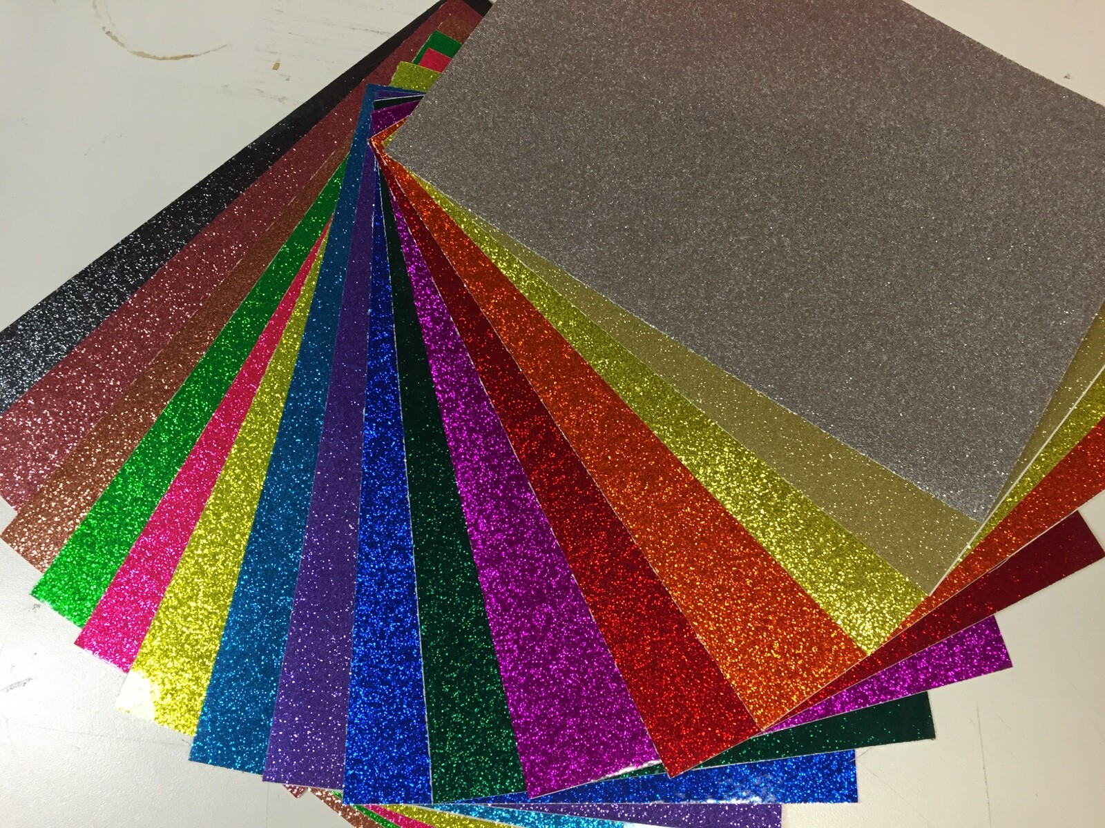 Glitter FLAKE Vinyl, Pick Color + Size. Sparkling Sign Vinyl    non-holographic