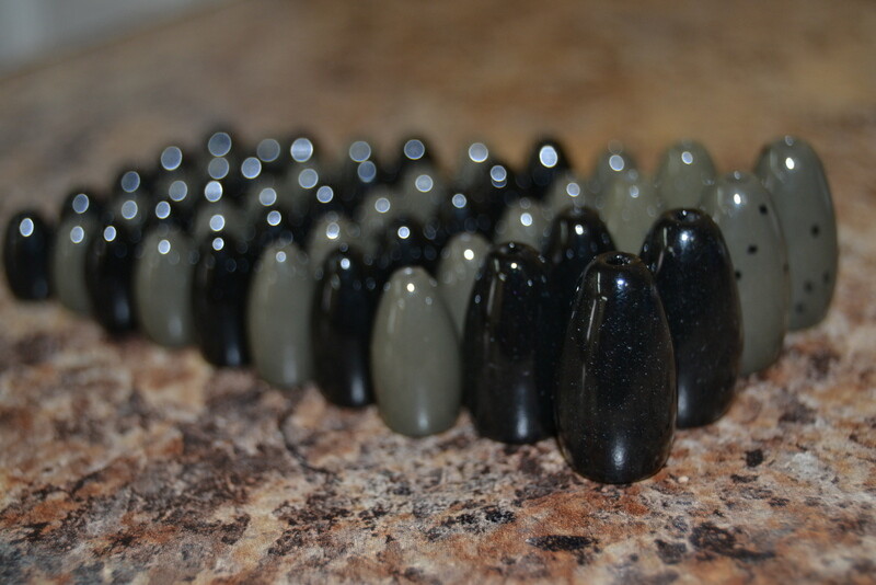 JIG SHACK TUNGSTEN FLIPPING WEIGHTS! ALABAMA SHIPPING MULTIPLE SIZES AND COLOR.