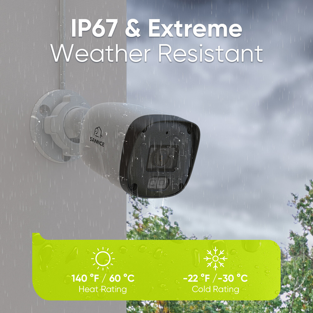 SANNCE 8CH 6MP NVR 3MP Home POE IP Security Camera System Audio Recording CCTV