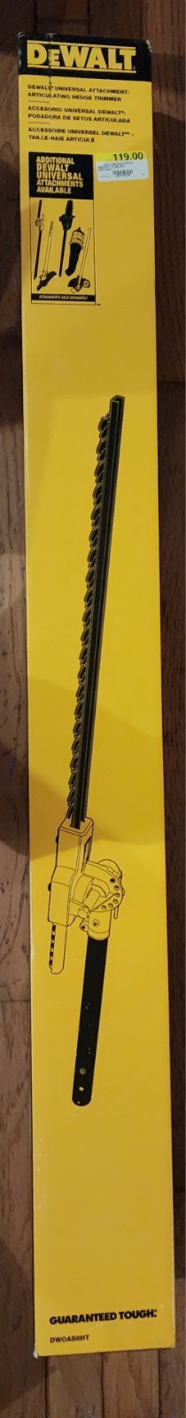 NEW DEWALT Universal Articulating Hedge And Bush Trimmer Attachment DWOAS8HT