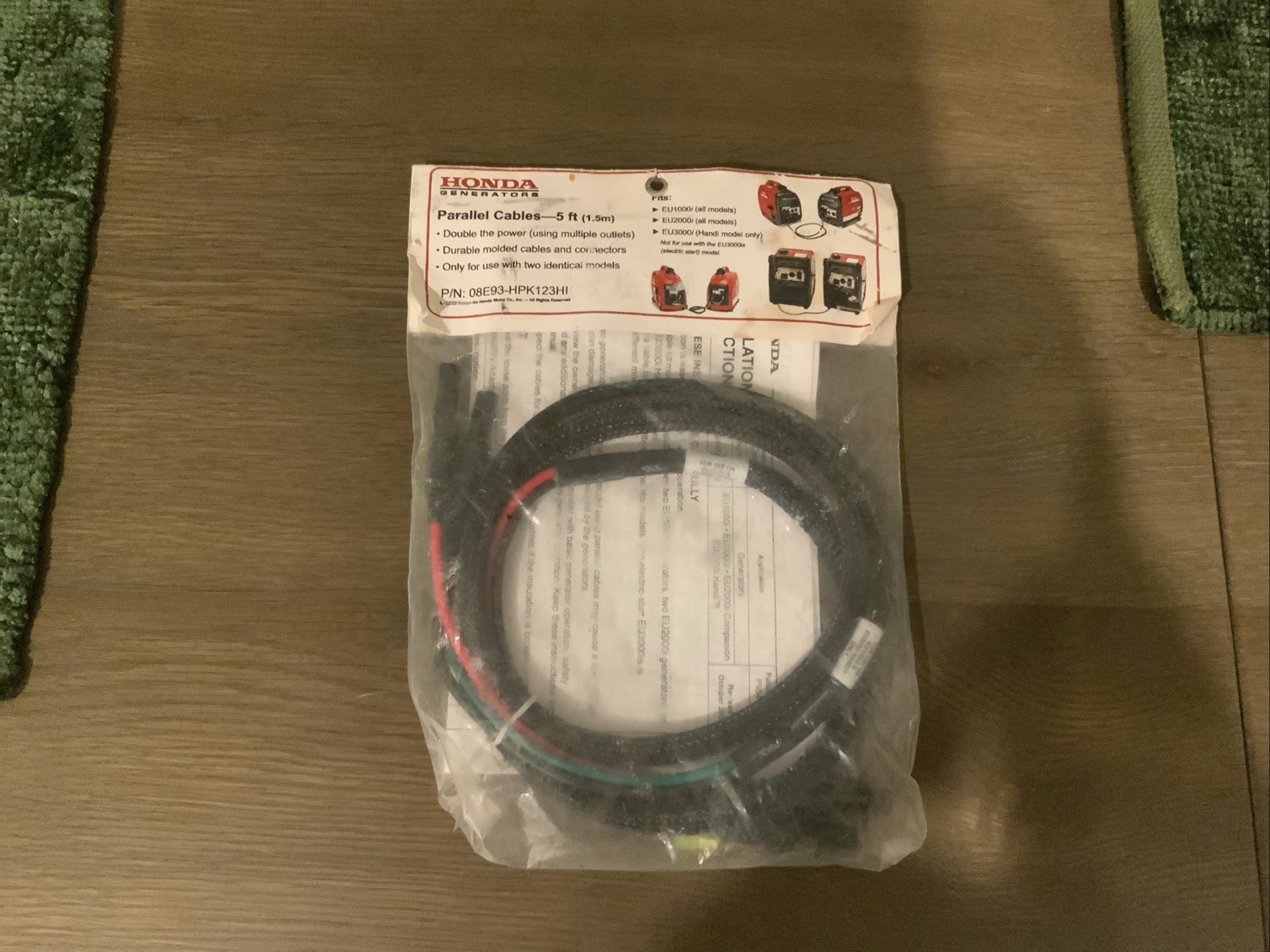 Honda Parallel Cables Generator EU1000i/EU2000i-C/EU3000i Handy 08E93-HPK123HI