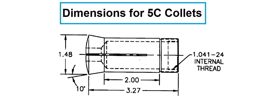 7/16" 5C ROUND COLLET (3900-1125)
