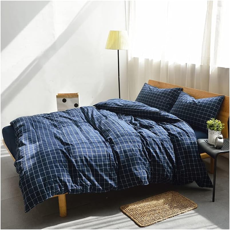 100% Washed Cotton Duvet Cover for Weighted Blanket 60x80