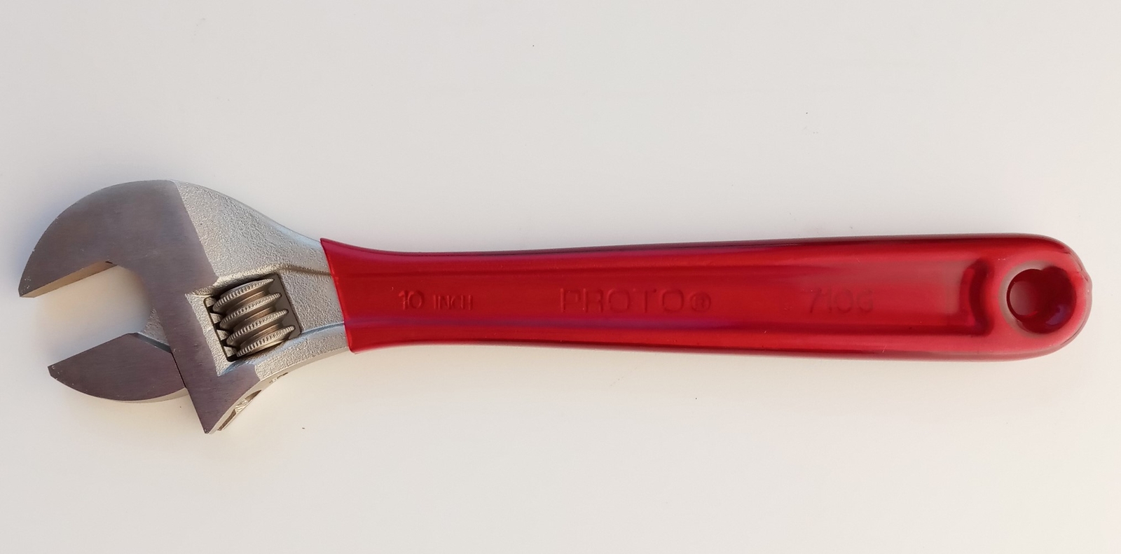 Stanley Proto Cushion Grip Adjustable Wrench 10" USA J710G