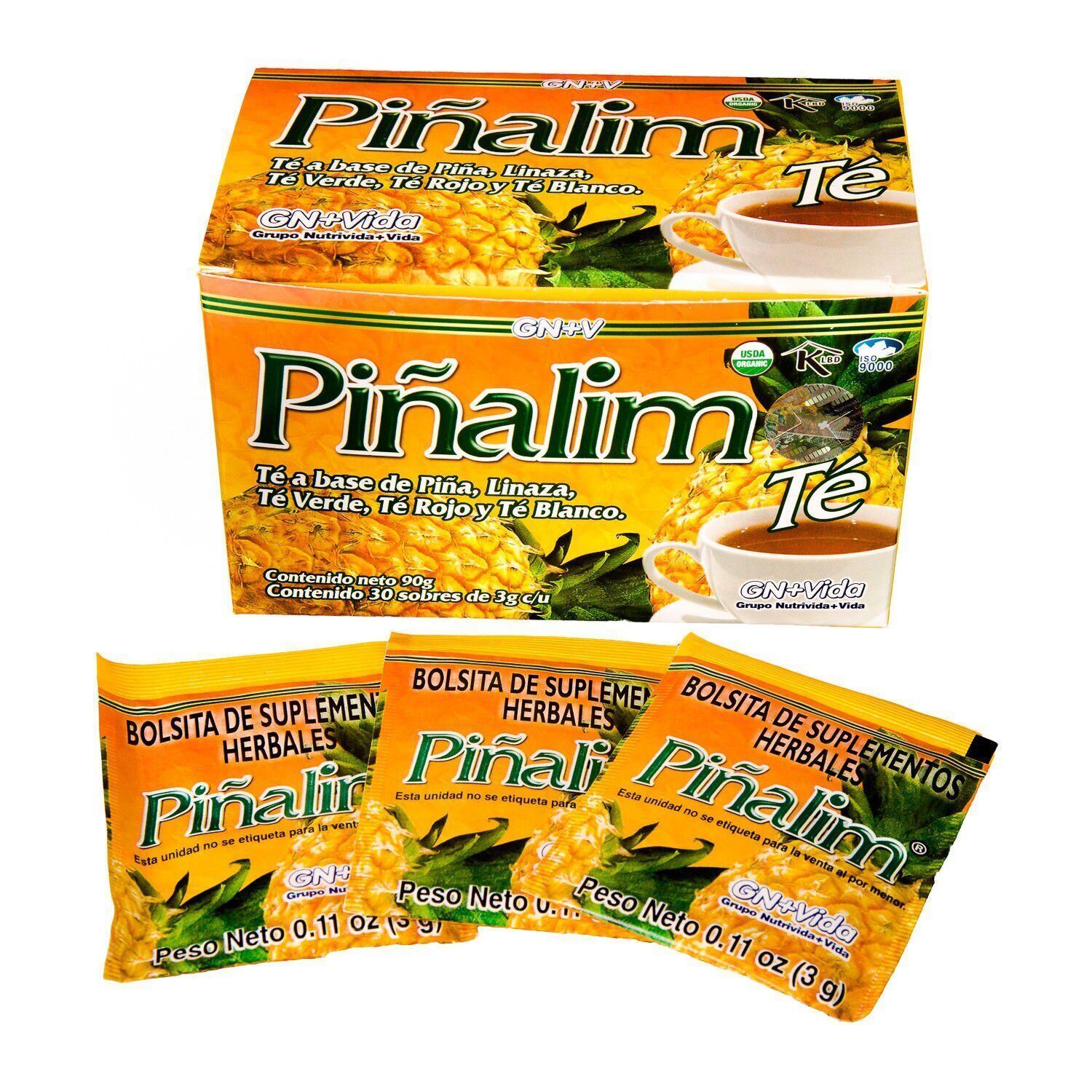 2 Te Pinalim Tea GN+Vida ENVIO GRATIS 60 days Pinalim Pineapple Diet FREE SHIP