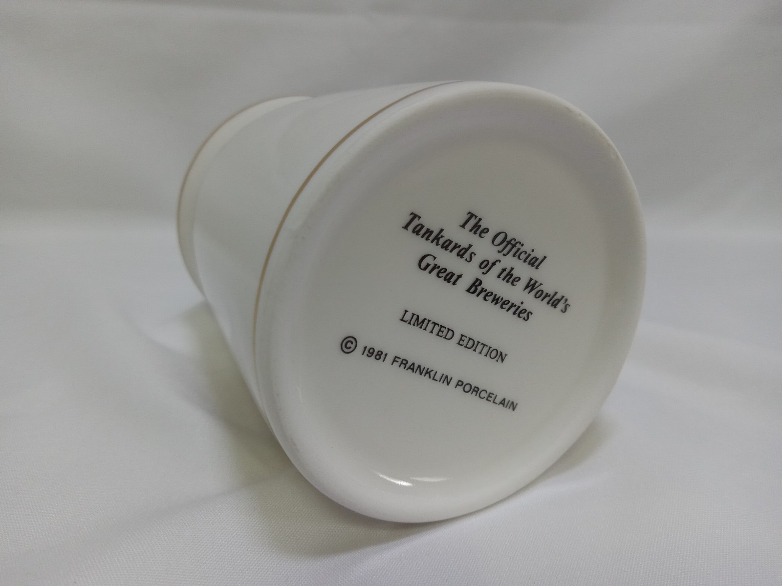 Sapporo Japanese Mini Beer Mug Collectible Limited Edition Franklin Porcelain