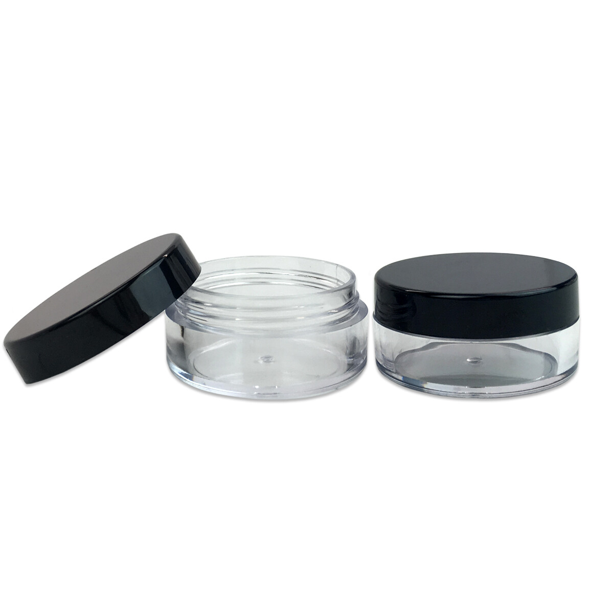 40 Jars 10 Gram 10ml Acrylic Plastic Jar Sample Containers BPA FREE