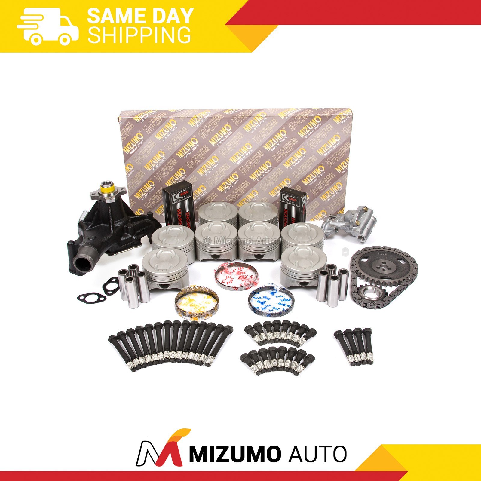 Overhaul Engine Rebuild Kit Fit 96-02 Cadillac Chevrolet GMC 5.7L OHV