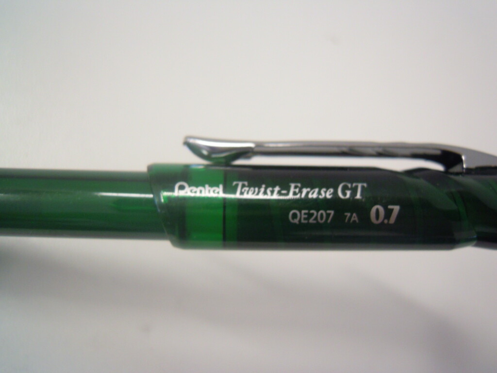 Lot of 5 x Pentel Twist-Erase GT (0.7mm) Mechanical Pencil (Pentel QE207)