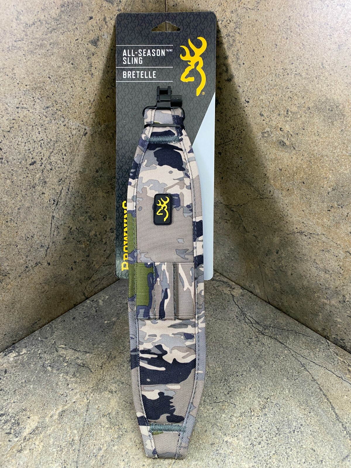 Browning All Season Rifle Sling - 122195345 OVIX Camo Cartridge Loops, Swivels