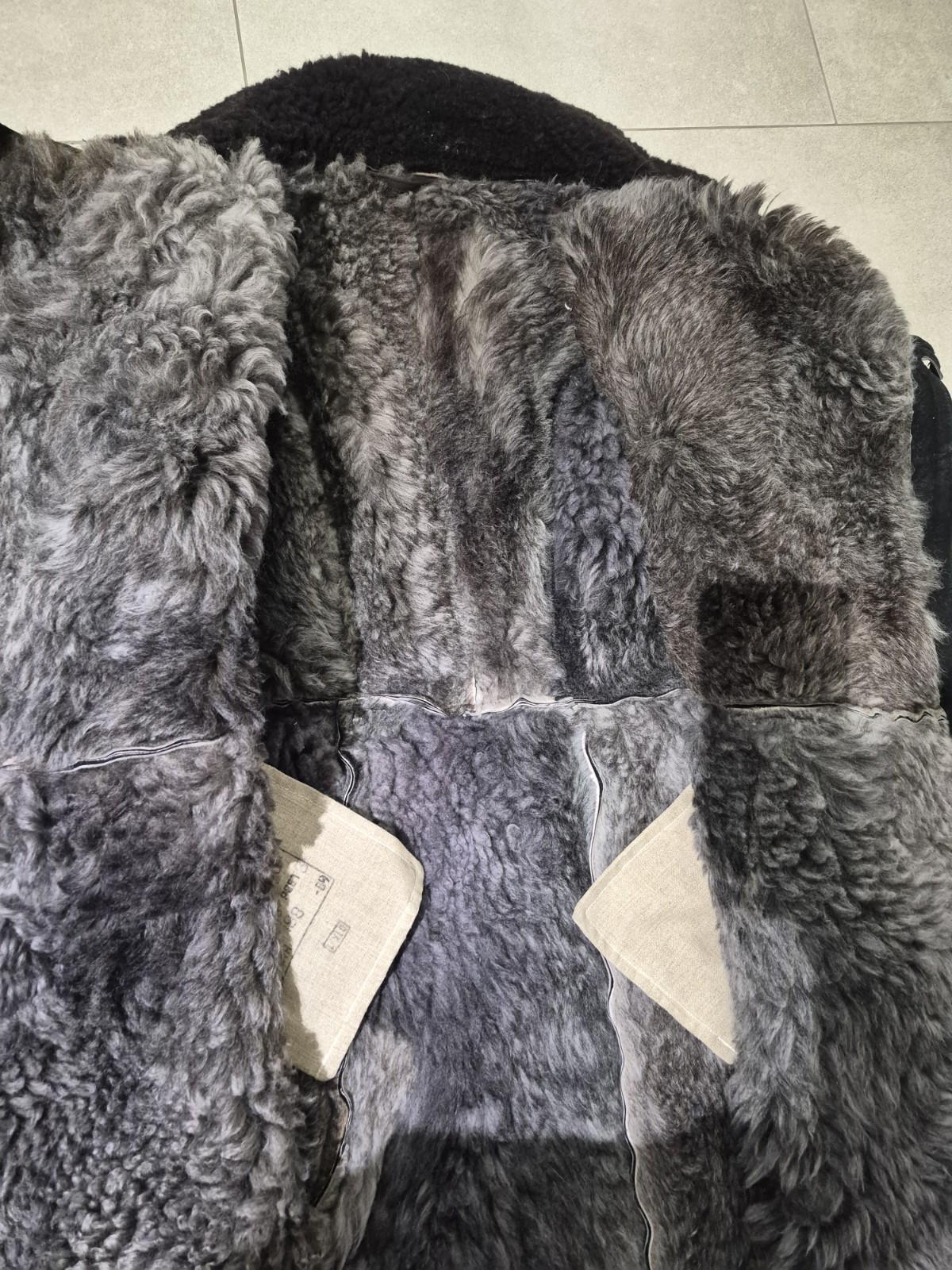 VTG Soviet Army Uniform Military Sheepskin Coat Bekesha Tulup Shearlin 58/3 NEW