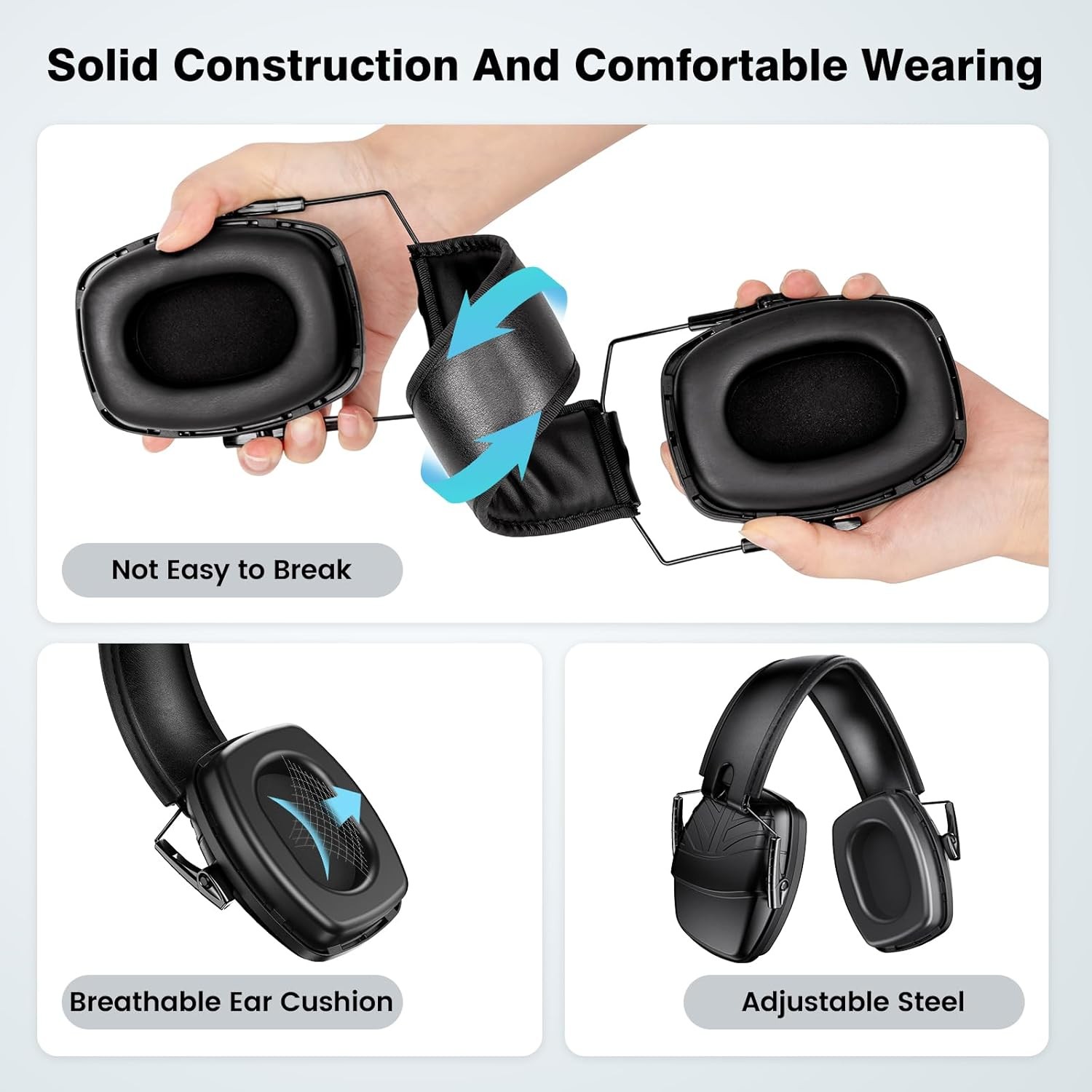 Professional Shooting Ear Muffs SNR 35dB Noise Reduction Hearing Protection