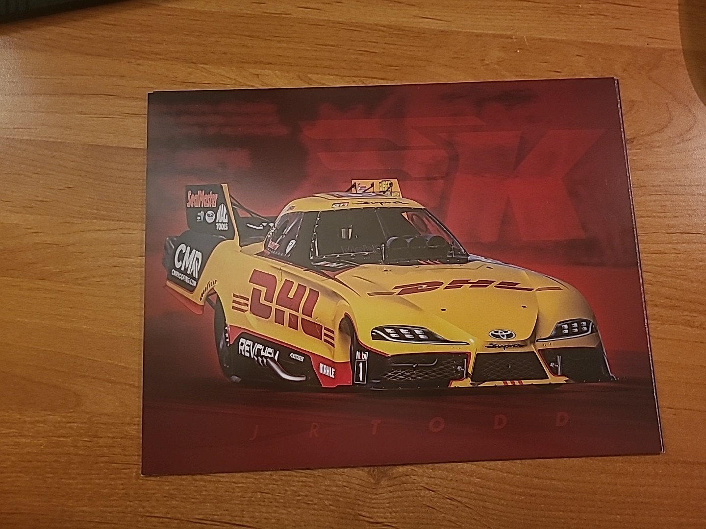 2021 JR Todd NHRA Hero Card Autographed Signed