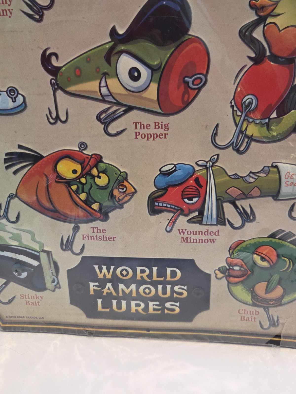 World Famous Lures Thermometer Open Road Brand