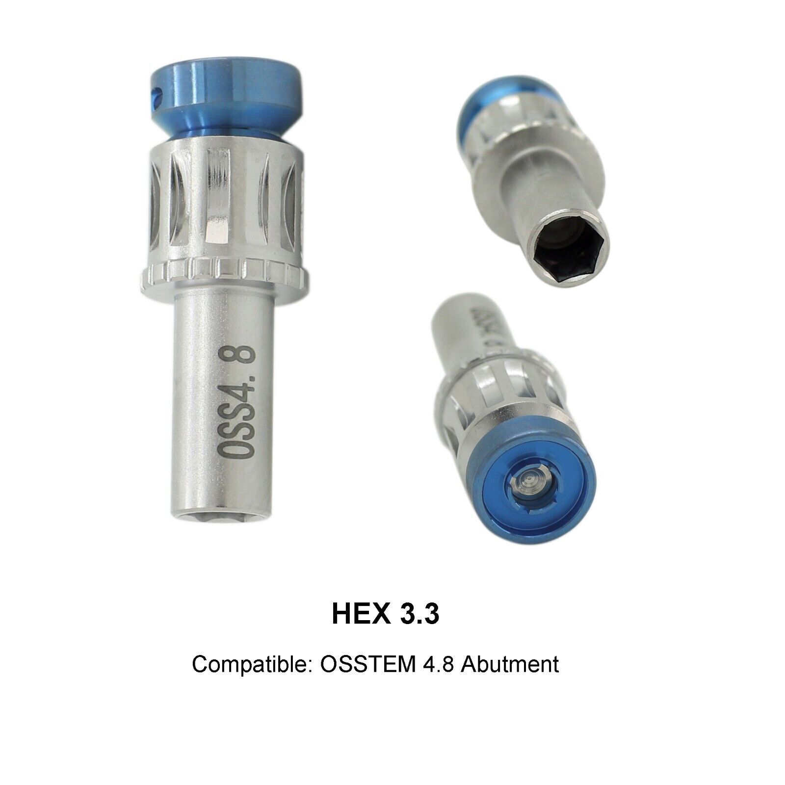 Dental Implant HEX Driver Torque Wrench Straight Multi-Unit Locator Mini Ball